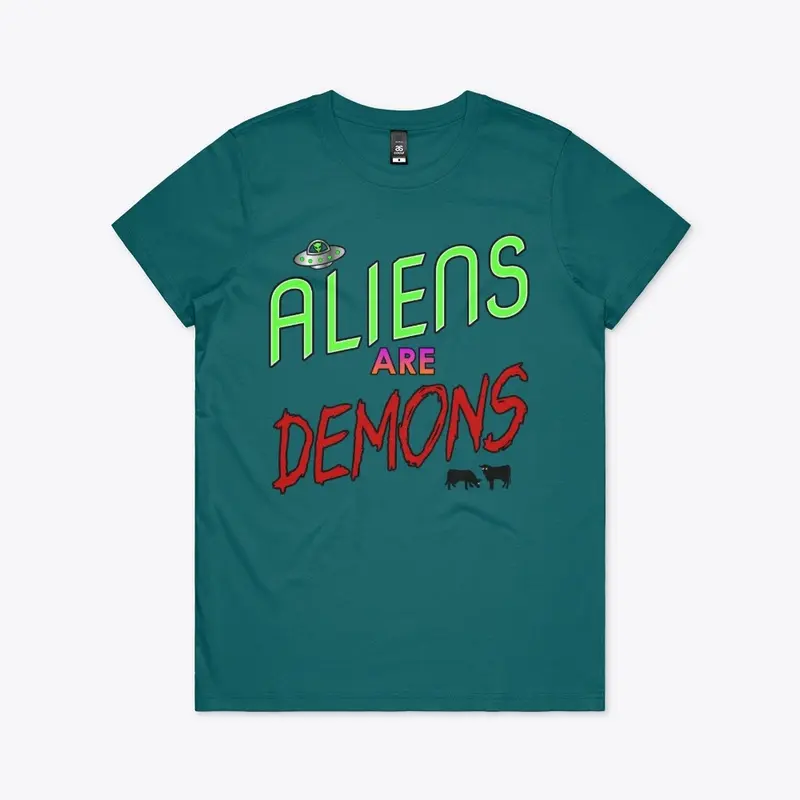 Aliens are Demons - womens/kids