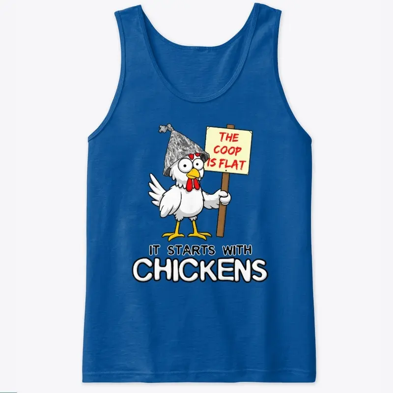 Conspiracy Chicken - mens/unisex