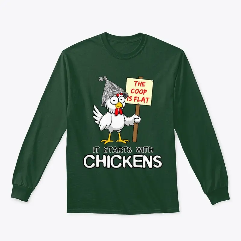 Conspiracy Chicken - mens/unisex