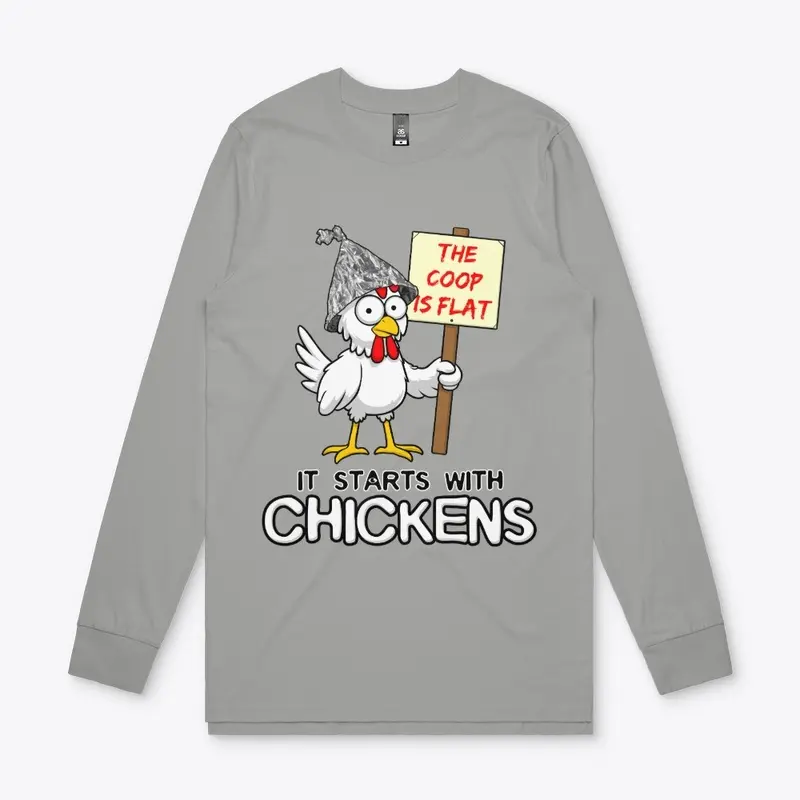 Conspiracy Chicken - mens/unisex