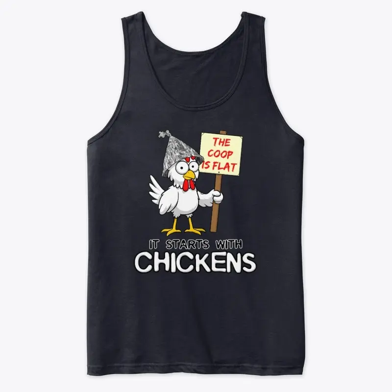 Conspiracy Chicken - mens/unisex