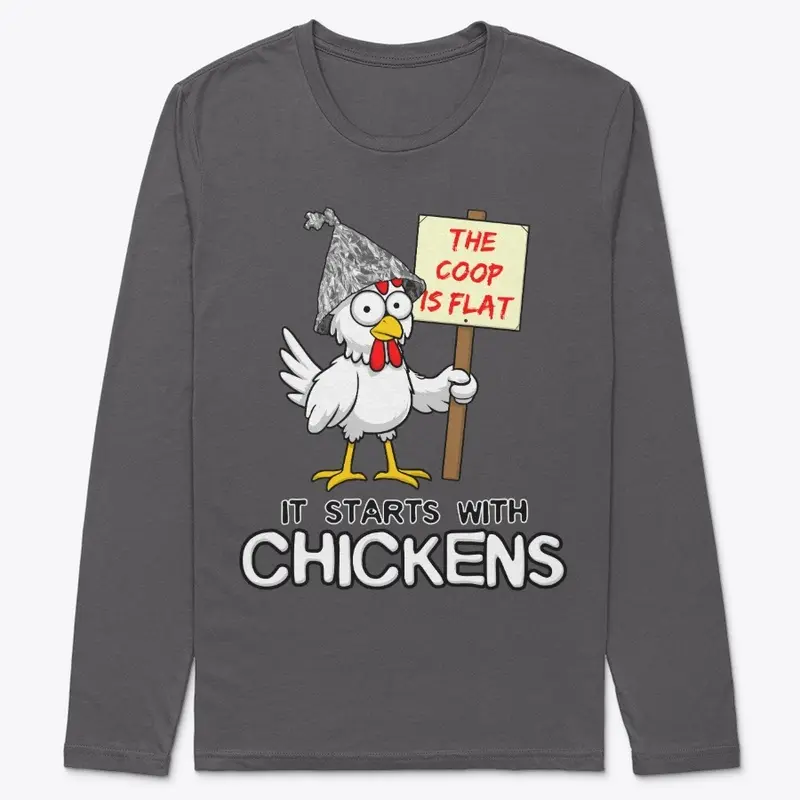 Conspiracy Chicken - mens/unisex